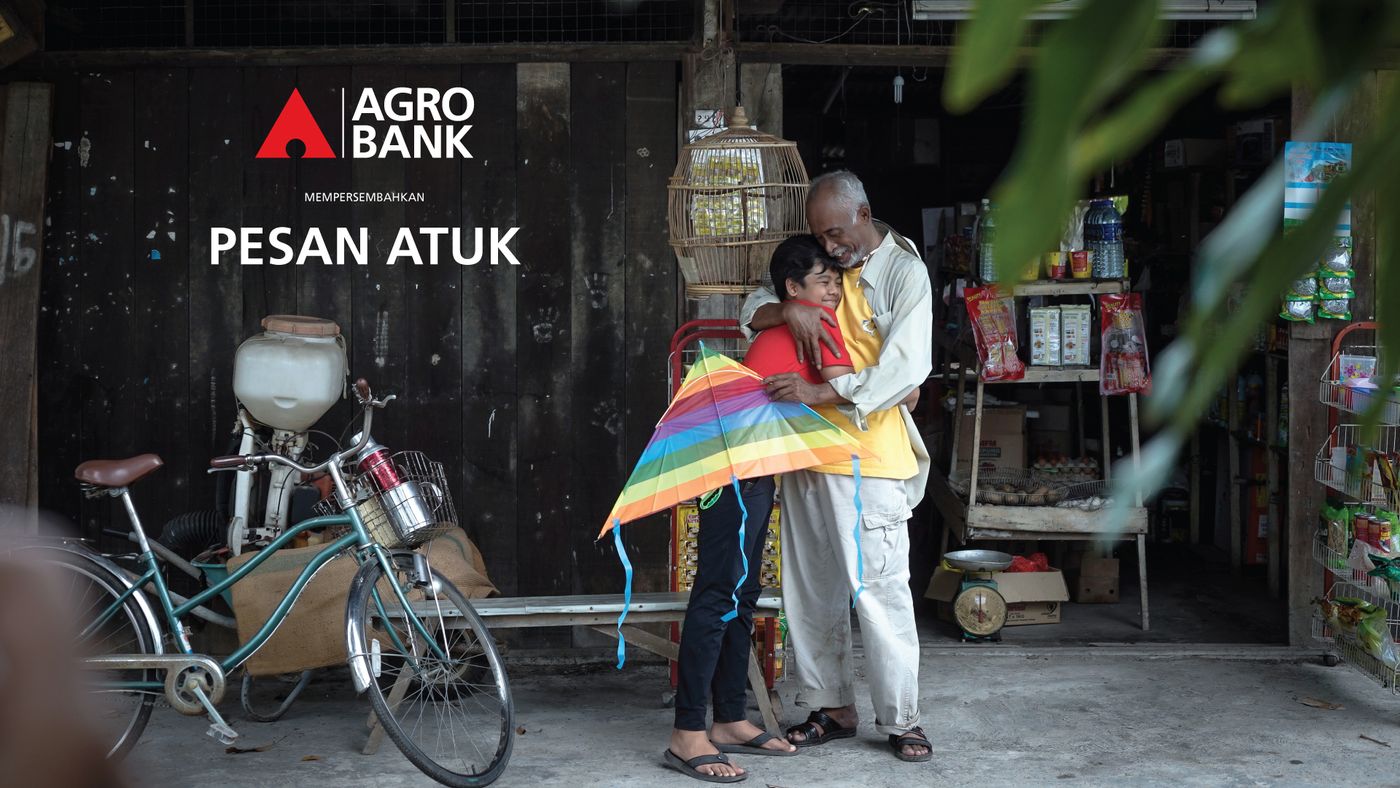Title frame of the Agrobank Hari Raya film